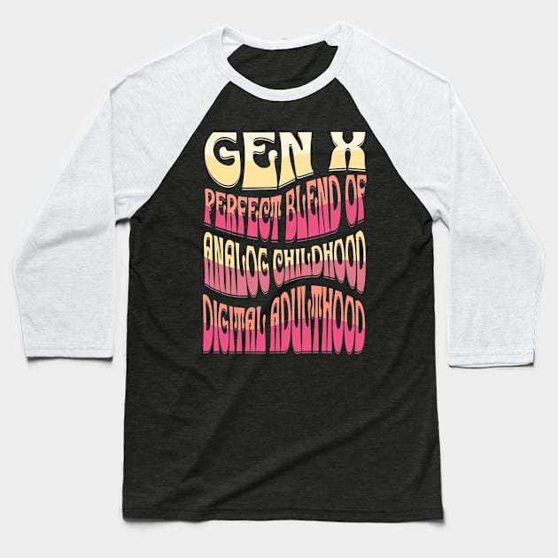 Gen X Baseball T-Shirt by Maison de Kitsch